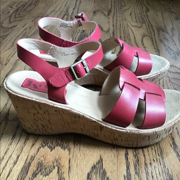 KorkEase Shoes Korks Kork Ease Wedge Sandals Leather With Cork Poshmark